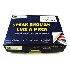 Карткова гра Speak English Like a Pro (LEVEL PRE-A1), Creativo 3793 фото