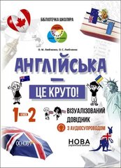 Английский – это круто! 1-2 класса. Библиотечка школьника. Визуализированный справочник. Любченко Е.М., Любченко Е.С. (Укр/Англ) Основа 1692 фото