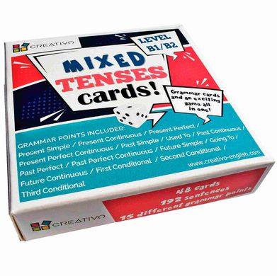 Карточная игра Mixed Tenses Cards Level b1 / b2 2300 фото