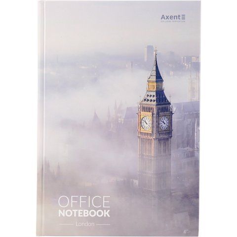 Книга записна Axent London А4, 192 аркуші, клітинка 1639 фото