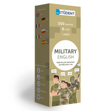 Картки для вивчення англійських слів. English Student Military (500 флеш-карток) 2848 фото