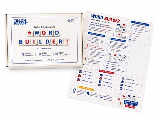 WORD BUILDER - обучающая игра для чтения и spelling  5599 фото