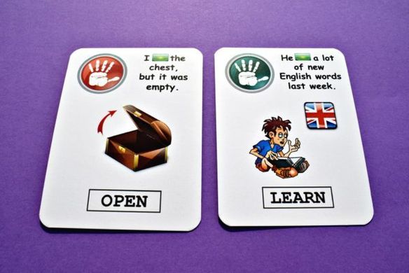 Карточная игра Fun Card English my first 50 verbs 2650 фото