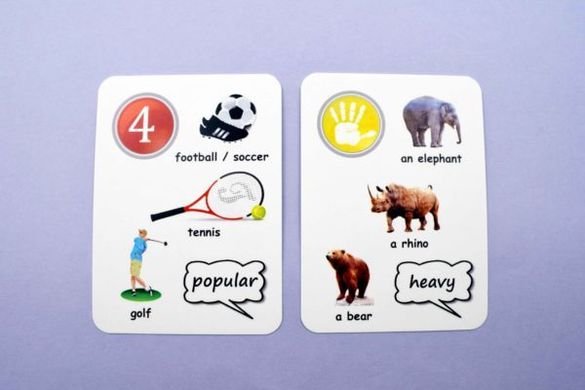 Карточная игра Fun Card English adjectives, comparatives and superlatives 2290 фото