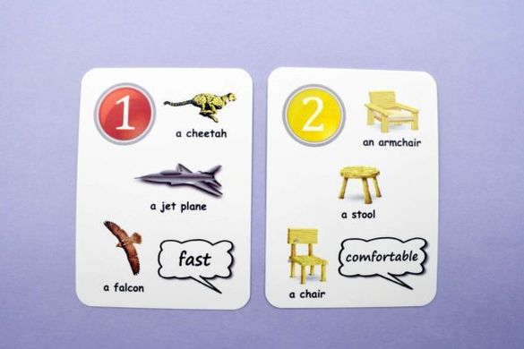 Карточная игра Fun Card English adjectives, comparatives and superlatives 2290 фото