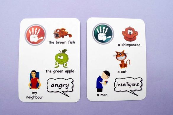 Карточная игра Fun Card English adjectives, comparatives and superlatives 2290 фото