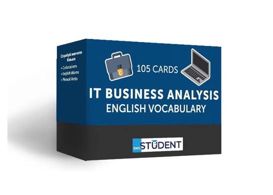 Карточки для изучения английского языка English Student IT Business Analysis (укр.) 2834 фото