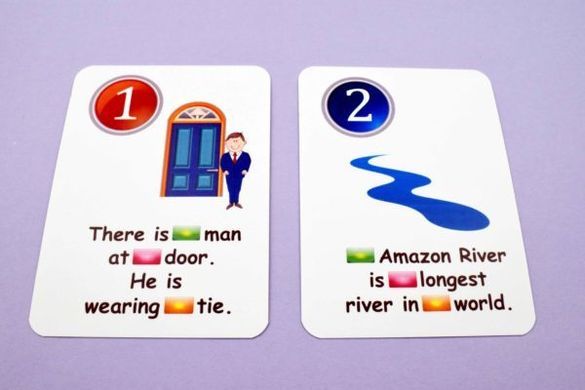 Карточная игра Fun Card English articles 2280 фото