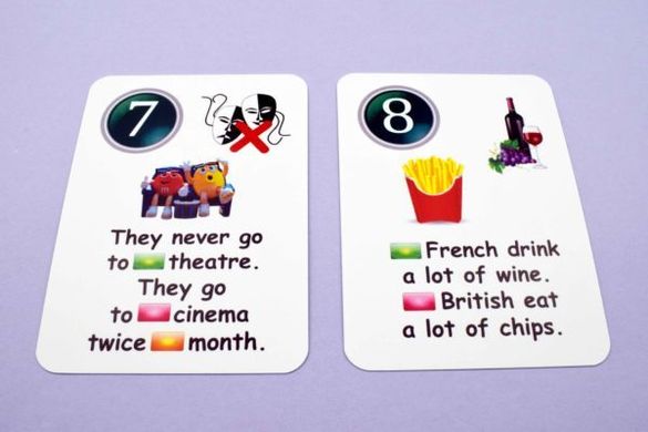 Карточная игра Fun Card English articles 2280 фото