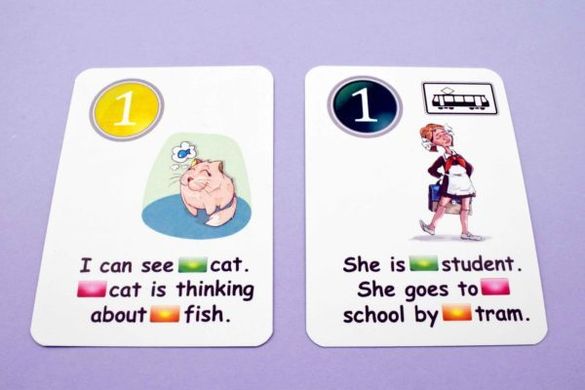 Карточная игра Fun Card English articles 2280 фото