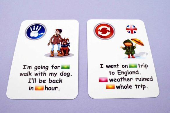 Карточная игра Fun Card English articles 2280 фото