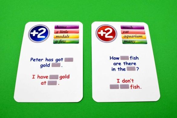 Карточная игра Fun Card English countable and uncountable nouns 2270 фото