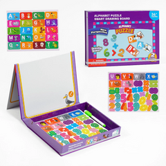 пазл English Alphabet Puzzle Smart Drawing Board (магнитная доска, доска для рисования) 3121 фото