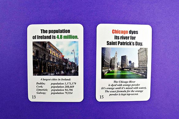 Карточная игра Fun Card English saint patrick’s day and ireland 1036 фото