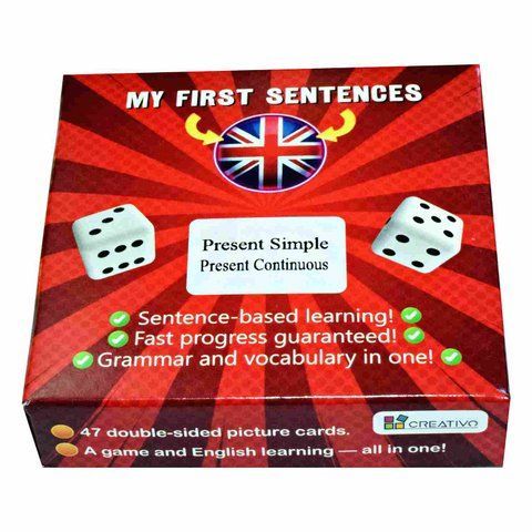 My First Sentences: Present Simple vs Present Continuous &mdash; обучающая игра по английскому языку 7006 фото