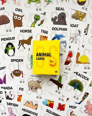 Набір карток "Animal Cards" (англ/рос) 2510 фото