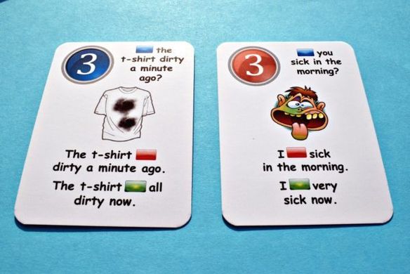 Карточная игра Fun Card English is / are / was / were 2630 фото