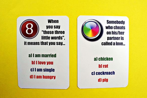 Карточная игра Fun Card English Valentine’s day 1035 фото