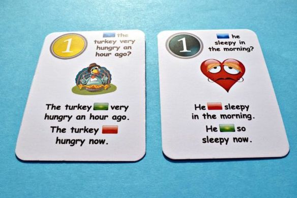 Карточная игра Fun Card English is / are / was / were 2630 фото