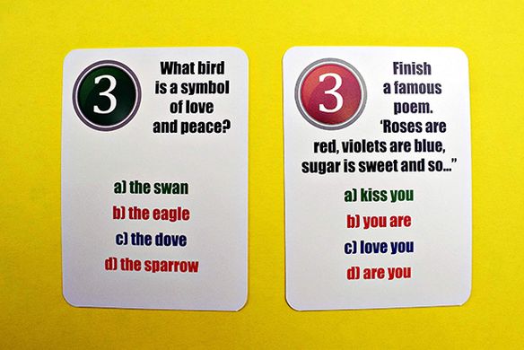 Карточная игра Fun Card English Valentine’s day 1035 фото