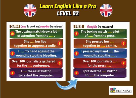 Навчальна гра Learn English Like A Pro (B2) 3041 фото