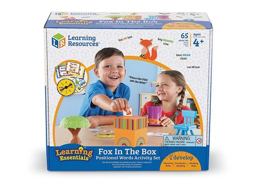 Fox in the Box Positional Words Activity Set. Развивающая игра "Лисичка в коробке" Learning Resources 2928 фото