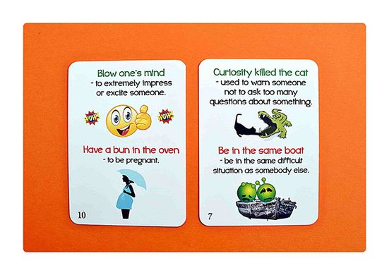 Карточная игра Fun Card English idioms part 2 1026 фото