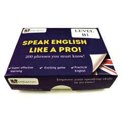 Карткова гра Speak English Like a Pro (LEVEL B1), Creativo 3798 фото