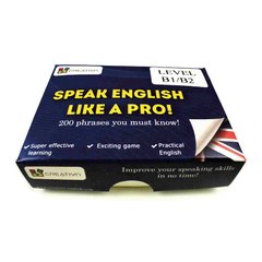 Карткова гра Speak English Like a Pro (LEVEL B1/B2), Creativo 3799 фото