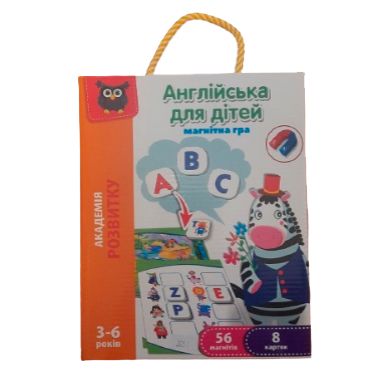 Игра развивающая магнитная "Английский для детей", Vladi Toys 3051 фото