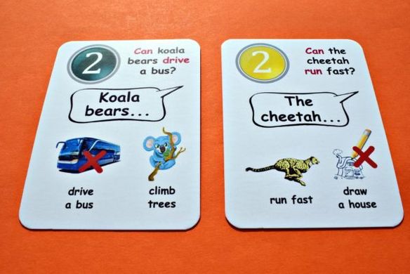 Карточная игра Fun Card English can / can’t 2600 фото