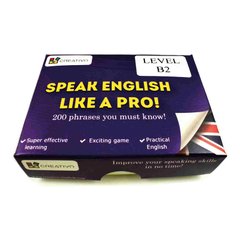 Карткова гра Speak English Like a Pro (LEVEL B2), Creativo 3800 фото